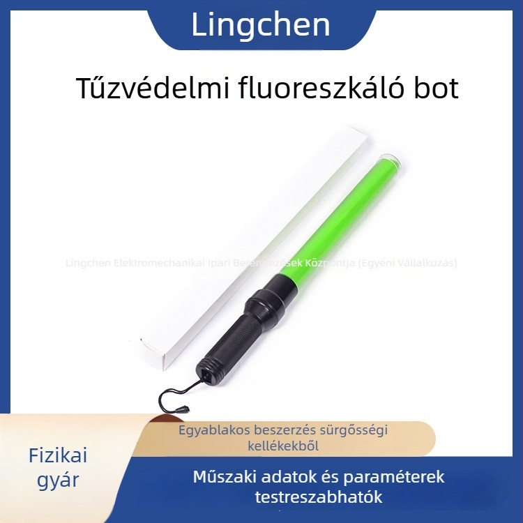 Újratölthető forgalomirányító bot, piros és kék kétszínű, többfunkciós világító bot és LED figyelmeztető fény