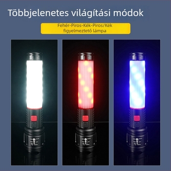 Forest Tiger SLH-T10 Újratölthető, Többfunkciós Zseblámpa-Bot Rendkívül Fényes Fényerővel Vészhelyzeti Használatra