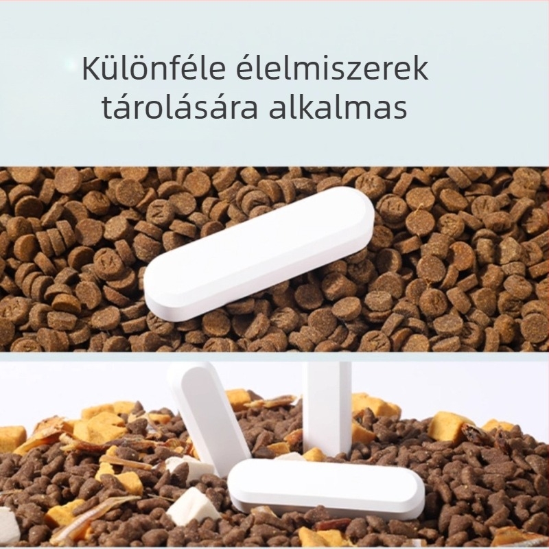Diatomit deszikkáns háziállat-táphoz — zárt vákuumos tárolóedény macska- és kutyaeledelhez, nedvesség elleni szárítócsíkok