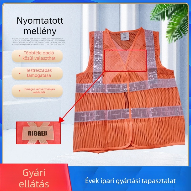 BAIDUN HS765 Reflektív Biztonsági Mellény Éjszakai Közlekedéshez és Építkezési Területekhez