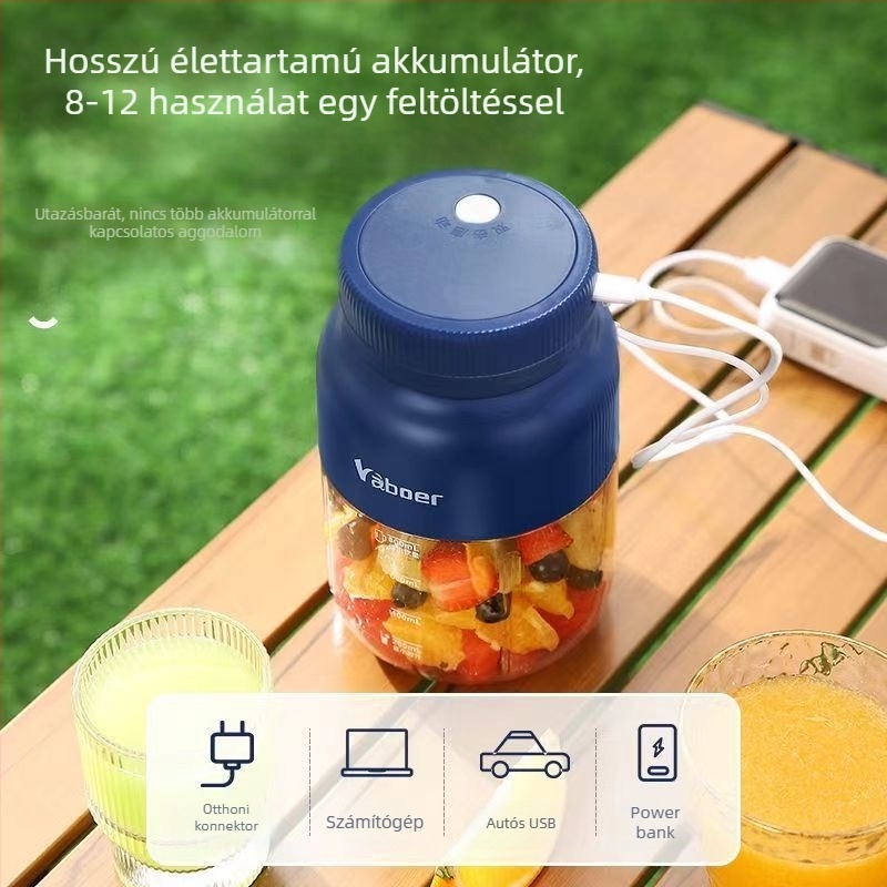 Ton Ton Cup 38 pengéjű hordozható nagy kapacitású gyümölcs- és zöldséglé készítő, többfunkciós elektromos készülék