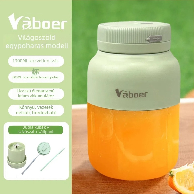 Ton Ton Cup 38 pengéjű hordozható nagy kapacitású gyümölcs- és zöldséglé készítő, többfunkciós elektromos készülék