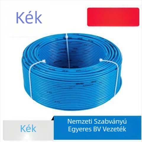 Renda BV tiszta réz kábel, nemzeti szabvány, egyszálas merev vezeték, keresztmetszet 1,5/2,5/4/6 mm², tűzálló a beltéri dekorációhoz