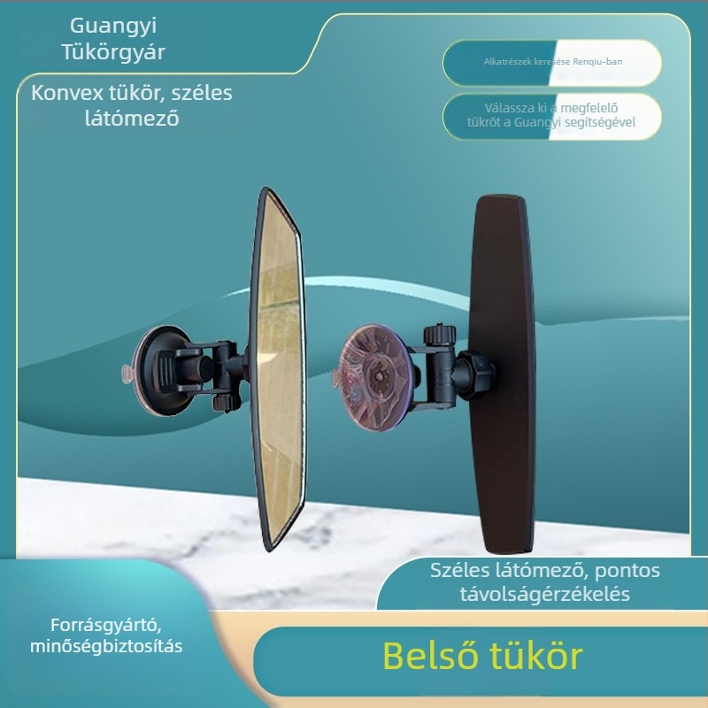 Széles látószögű belső visszapillantó tükör tartóval és konvex tükrökkel elektromos háromkerekű Cabriolethez