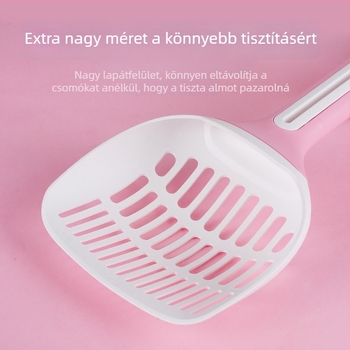 Nagy méretű hosszú nyelű macskaalomlapát finom lyukakkal