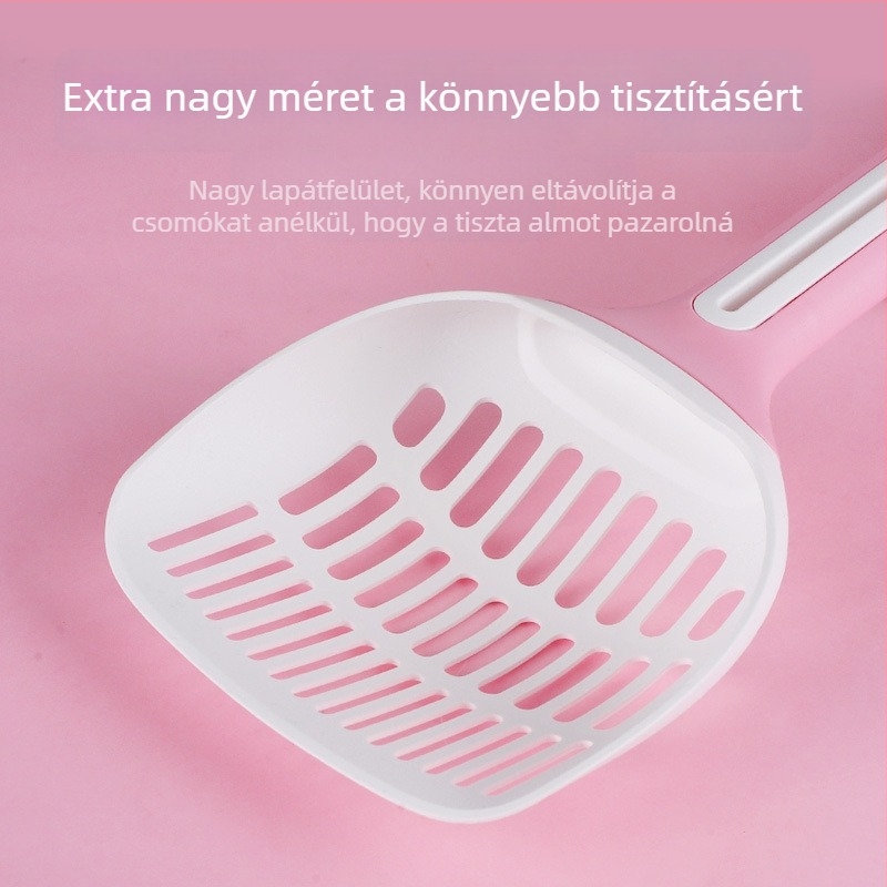 Nagy méretű hosszú nyelű macskaalomlapát finom lyukakkal