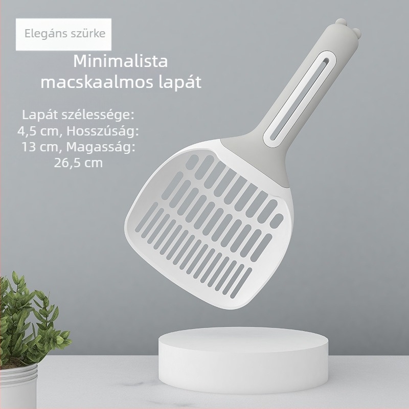 Nagy méretű hosszú nyelű macskaalomlapát finom lyukakkal