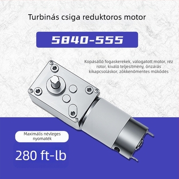 Mikro DC motor önzáró csavarorsós hajtóművel, Gashapon és automaták számára