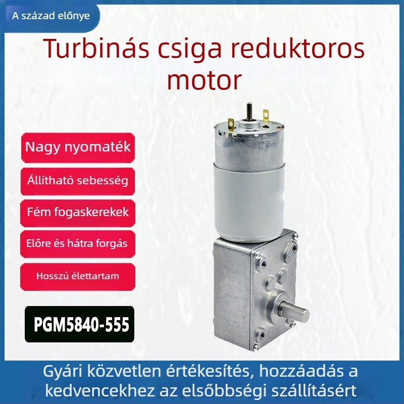 Mikro DC motor önzáró csavarorsós hajtóművel, Gashapon és automaták számára
