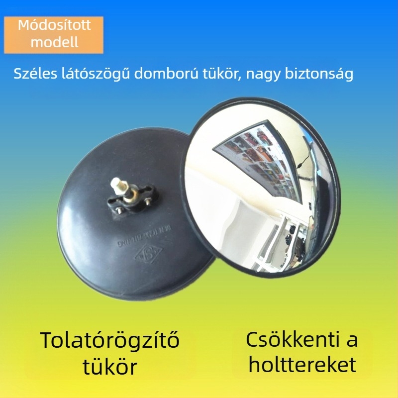 Elülső ütközésgátló tükör építőipari gépekhez: rakodó, kotró, traktor, könnyű teherautó, dobozos teherautó, konvex alsó kilátótükör