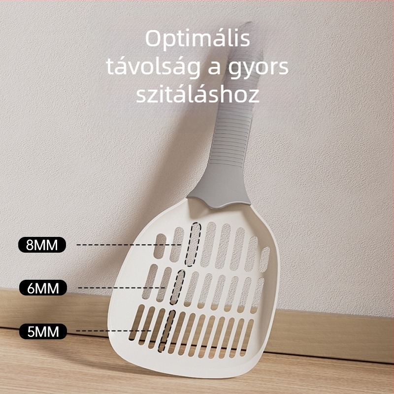 Nagy macskaalom lapát – tisztítóeszköz ABS műanyagból