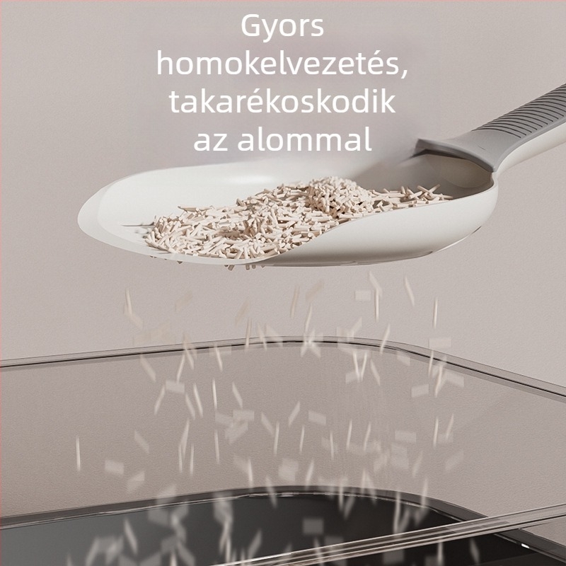Nagy macskaalom lapát – tisztítóeszköz ABS műanyagból