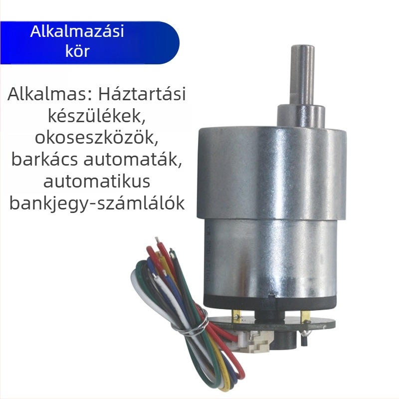 JGB37-520 DC fogaskerekes motor Hall-enkóderrel, önkiegyensúlyozó kocsi sebességméréssel