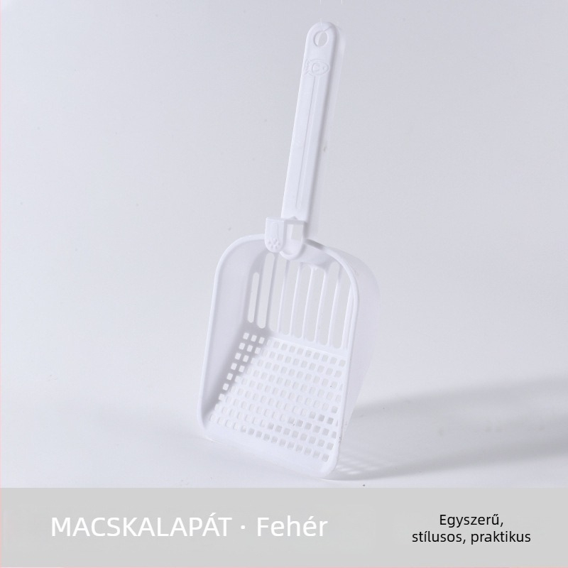 Nagy macskaalom-szűrőkanál finom lyukakkal, tofu alomhoz