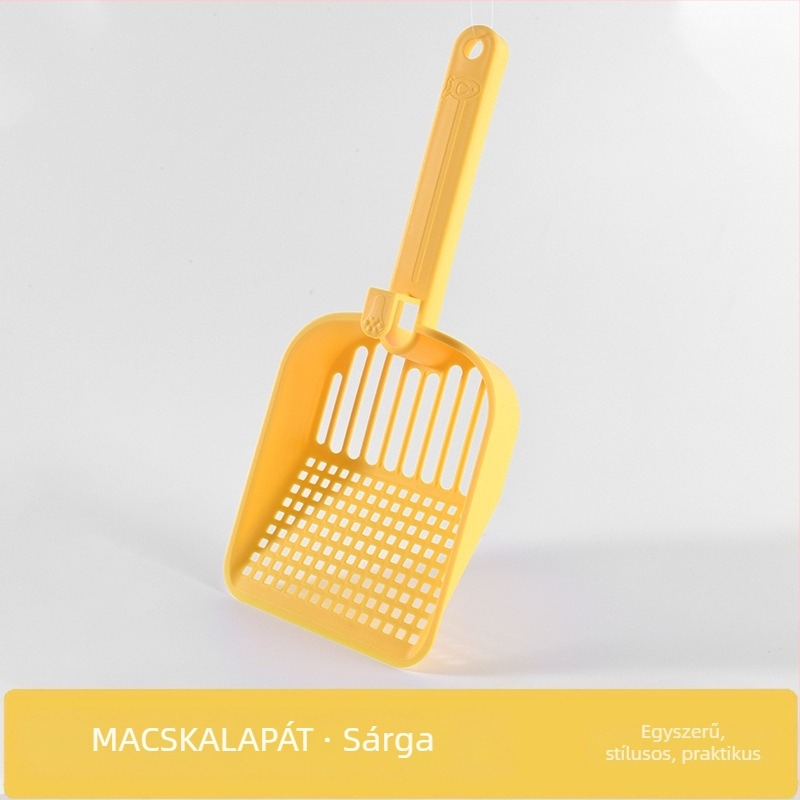 Nagy macskaalom-szűrőkanál finom lyukakkal, tofu alomhoz