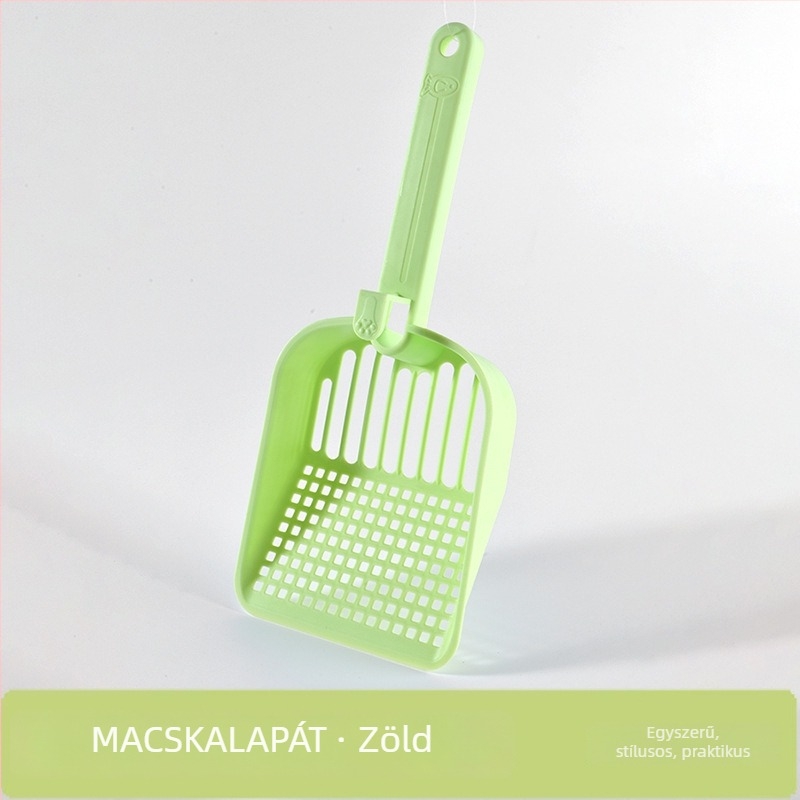 Nagy macskaalom-szűrőkanál finom lyukakkal, tofu alomhoz