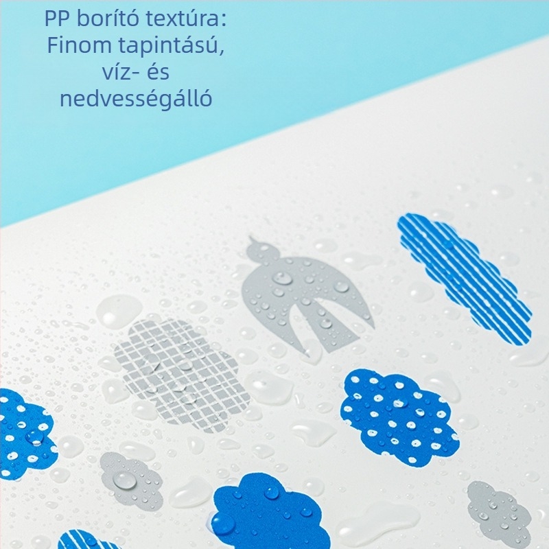 Deli PM318 PP anyagú 13 rekeszes akordeon mappa, nagy kapacitású hordozható dokumentum szervező