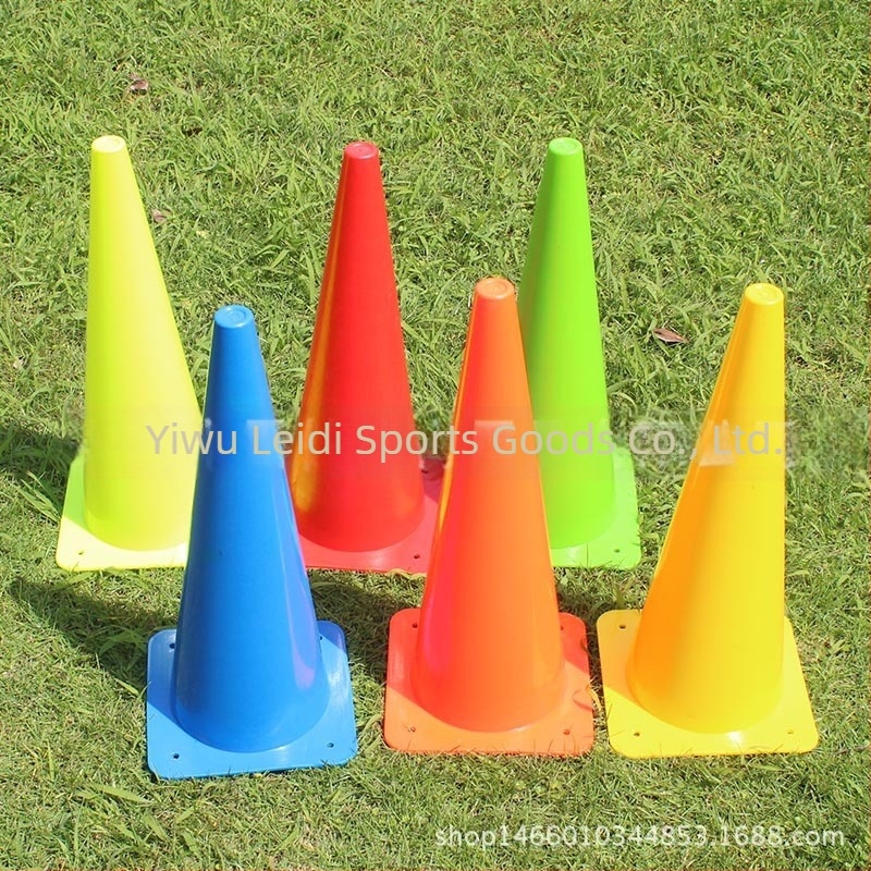 38 cm jelzőkúpok akadályokhoz, 15 hüvelykes kosárlabda akadályok, fagylaltkehely formájú edzőkúpok gyerekek futball-edzéséhez