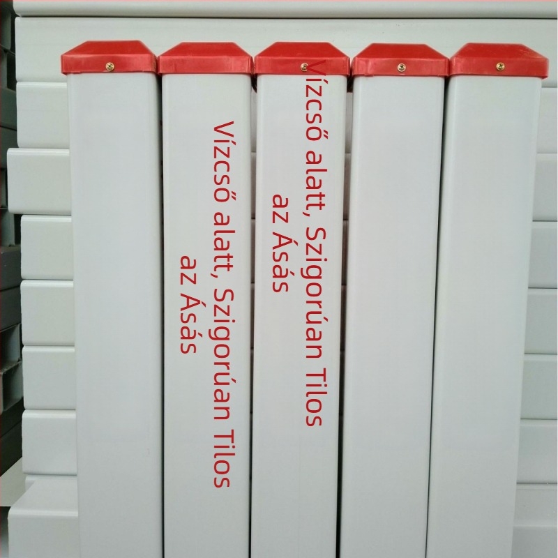 Föld alatti figyelmeztető oszlop - PVC/ acélból készült jelzőoszlop elektromos kábelek, vízellátás, gáz- és olajvezetékek, valamint kommunikációs vonalak számára