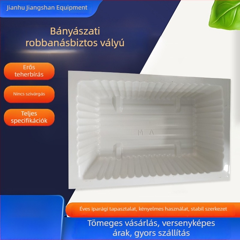 Bányászati robbanásbiztos ABS víztartály, fehér, tűzálló