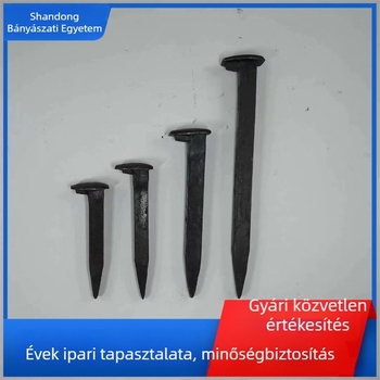 Vasúti szegecsek fa burkolathoz, bányászati pálya szegek 10×100 mm és 12×120 mm