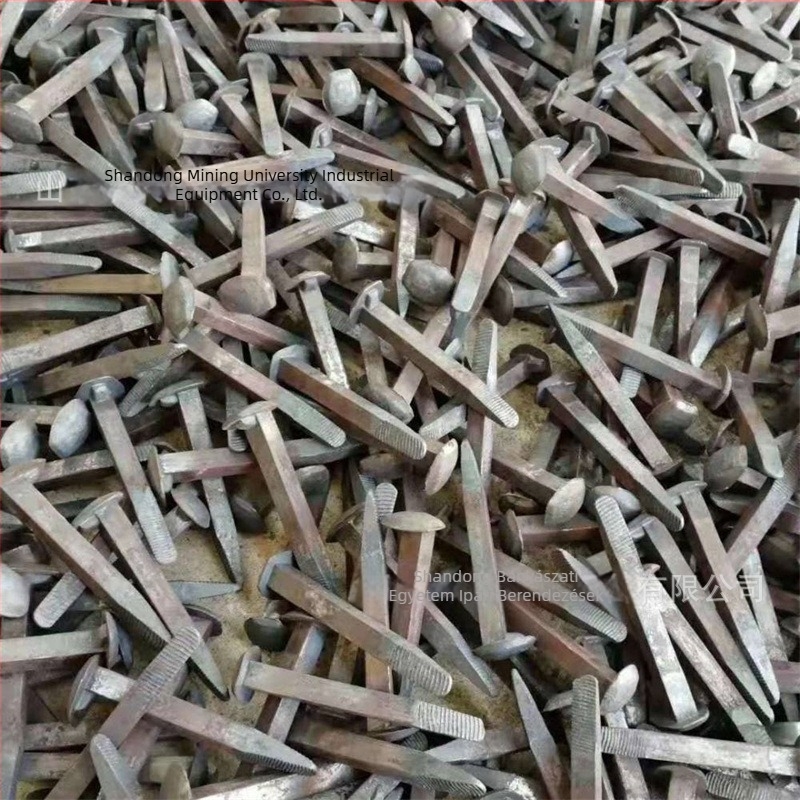 Vasúti szegecsek fa burkolathoz, bányászati pálya szegek 10×100 mm és 12×120 mm