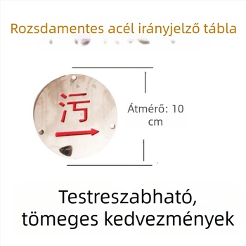 Egyedi földi elektromos jelzőtábla fém útburkolati elemekkel a csövek és kábelek útvonalaihoz