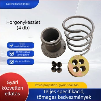 Négy részes előfeszített anker készlet hidakhoz – végső többnyílású horgonyok, csipeszek és alátétek