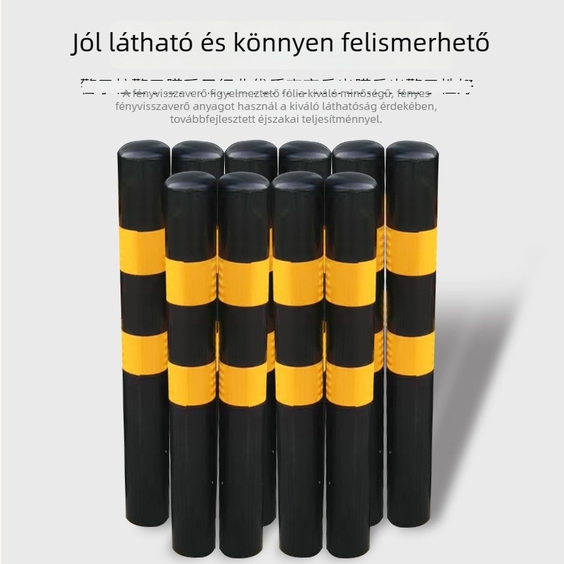 Útforgalmi figyelmeztető oszlopok — acélcsövek, PVC-csövek és galvanizált csövek, parkolóhely-elválasztó oszlopok, járdai reflexiós oszlopok