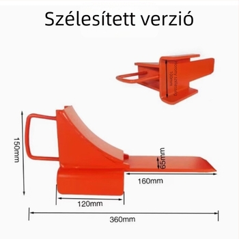 Gantri daru sínkocsi kiegészítői szélvédővel, csúszásmentes megoldással és gyors fékkel
