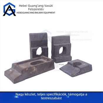 Bányászati sínnyomó lemez fix sínhez és vezető sínhez (hegesztett típus)