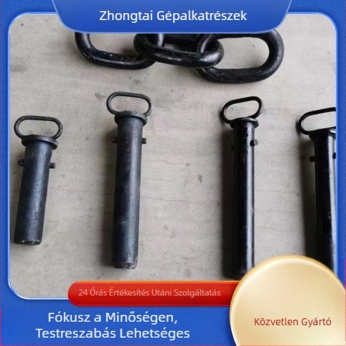 Bányavagon összekötő csapok, rozsdamentes acélból, platós kocsihoz, méretek 40/50/60 mm