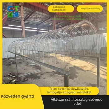 Átlátszó szállítószalag védőburkolat, por- és esőálló, testre szabott
