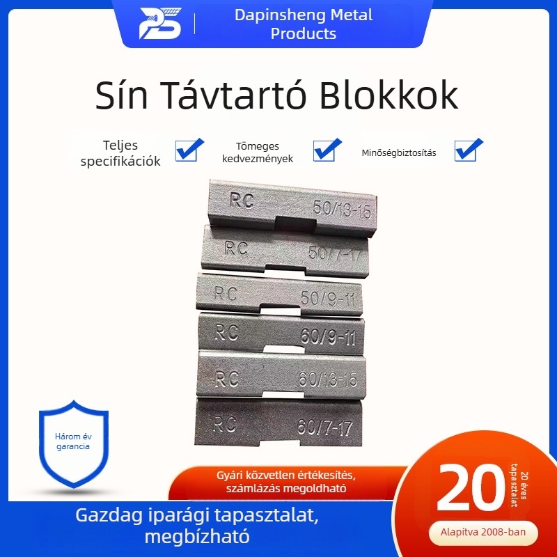 Q235 anyagú öntött acél nyomtáv blokk 7-179-1113-15