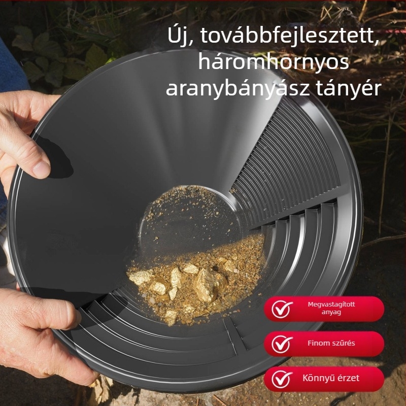 Xindongrui SDZ-01 Kézi tekercs aranykereső készlet – kültéri homokmosó medencével, teljes készlet