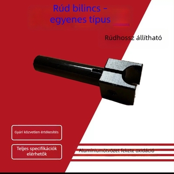 Cantilever típusú tartóklipsz, alumínium rögzítő blokk, BCLA12, REG11 lyukköz, optikai tengelyhez illeszkedő egyenes rúd