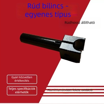 Cantilever típusú tartóklipsz, alumínium rögzítő blokk, BCLA12, REG11 lyukköz, optikai tengelyhez illeszkedő egyenes rúd