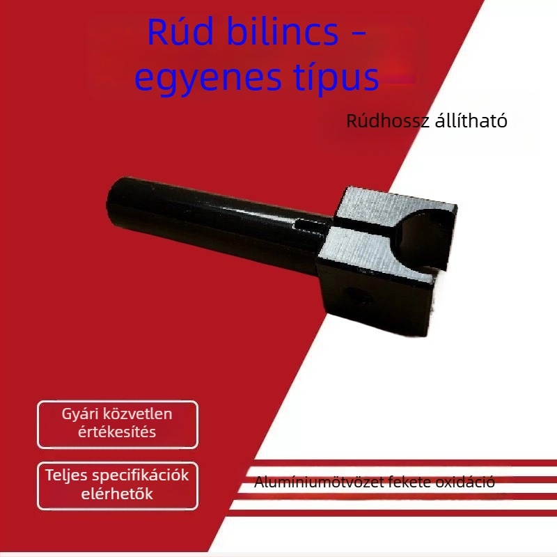Cantilever típusú tartóklipsz, alumínium rögzítő blokk, BCLA12, REG11 lyukköz, optikai tengelyhez illeszkedő egyenes rúd