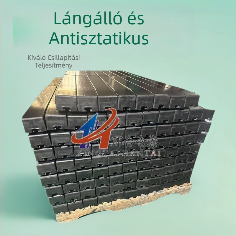Poliuretán szállítószalag amortizáló szalag – lángálló, antistatikus, ipari felhasználásra