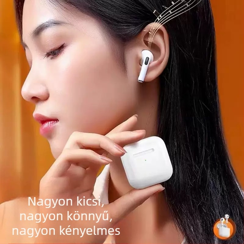 Pro4 második generációs vezeték nélküli fülhallgató, erőteljes mély basszusú E6S, In-Ear, e-sportokhoz és játékhoz, sztereó Bluetooth