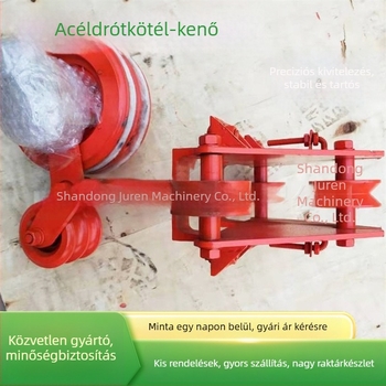 Fémhuzalos drótkötél kenőberendezés mélybányászathoz, rugós szerelés, több méretben