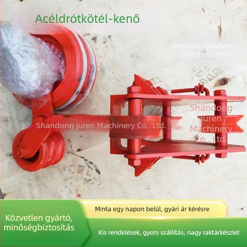Fémhuzalos drótkötél kenőberendezés mélybányászathoz, rugós szerelés, több méretben