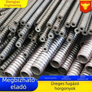 Üreges injektáló horgonyrúda alagút-támaszhoz, 30×5/30×6, Ø25/32 mm