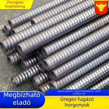 Üreges injektáló horgonyrúda alagút-támaszhoz, 30×5/30×6, Ø25/32 mm