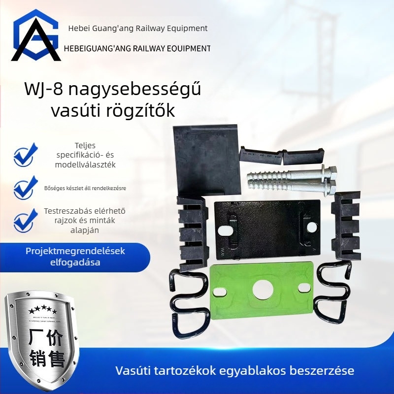 WJ-8 rögzítők gyorsvasúti sínekhez és ballast nélküli pályákhoz