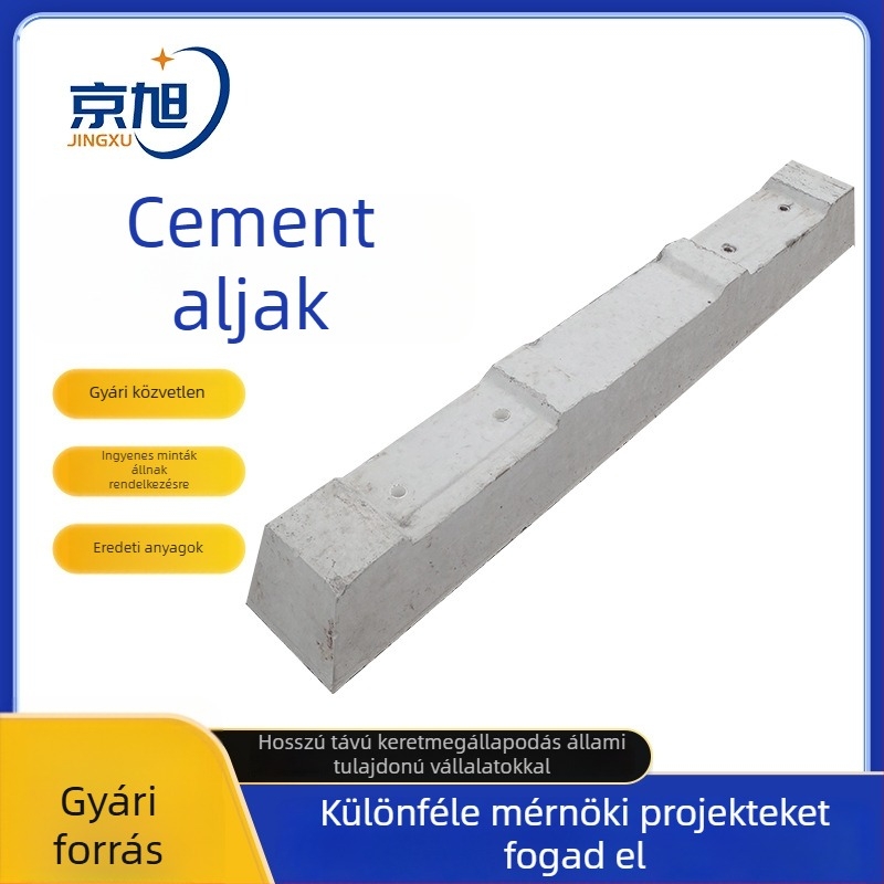 Cementes vágányalvázak bányászati vasúthoz