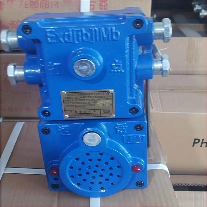 Föld alatti robbanásbiztos hang- és fényjelző készülék, intrinsically safe, KXH127, egysávos kommunikáció