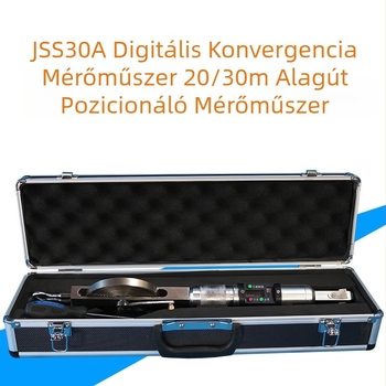 JSS30A digitális konvergenciamérő alagúthoz, 10–30 m tartomány; elmozdulás és helyzet mérése