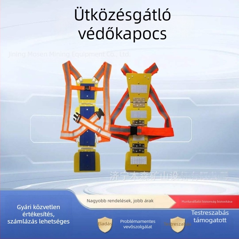 Bányászati ütésvédelmi mellény, mellény-stílusú ütésvédelmi ruházat, alagút alatti ütközés elleni páncél a szénbányákhoz