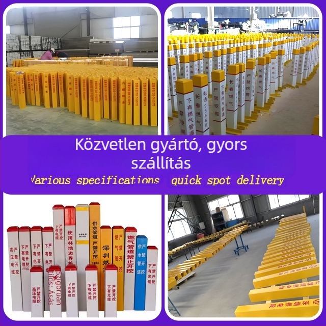 Üvegszálas jelzőoszlop kábelekhez și útjelzőkhöz